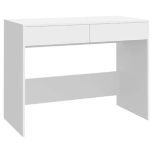 vidaXL fehér szerelt fa íróasztal 101 x 50 x 76