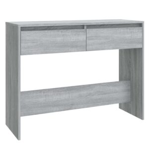 vidaXL szürke sonoma szerelt fa dohányzóasztal 100x35x76