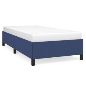 vidaXL ágykeret matrac nélkül 90x200 cm kék szövet